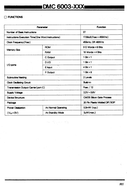 DMC6003-xxx