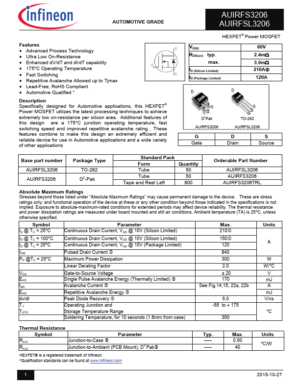 AUIRFSL3206