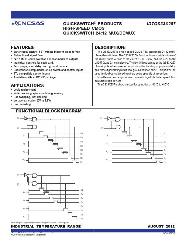 IDTQS33X257