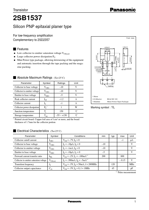 2SB1537