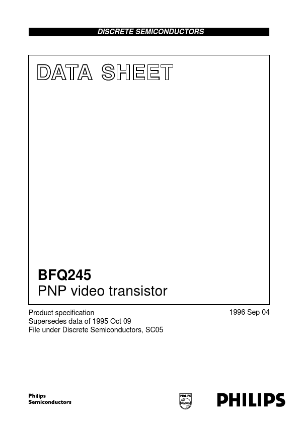 BFQ245 Datasheet Preview