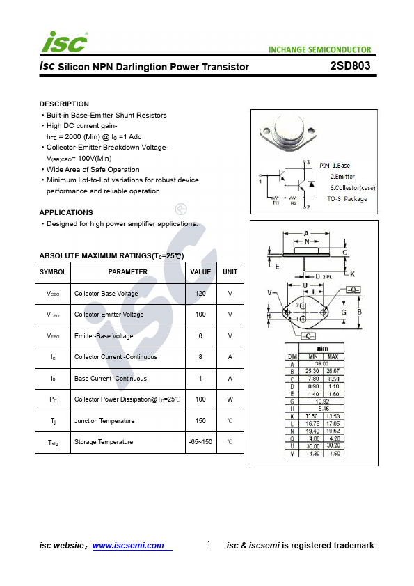 2SD803