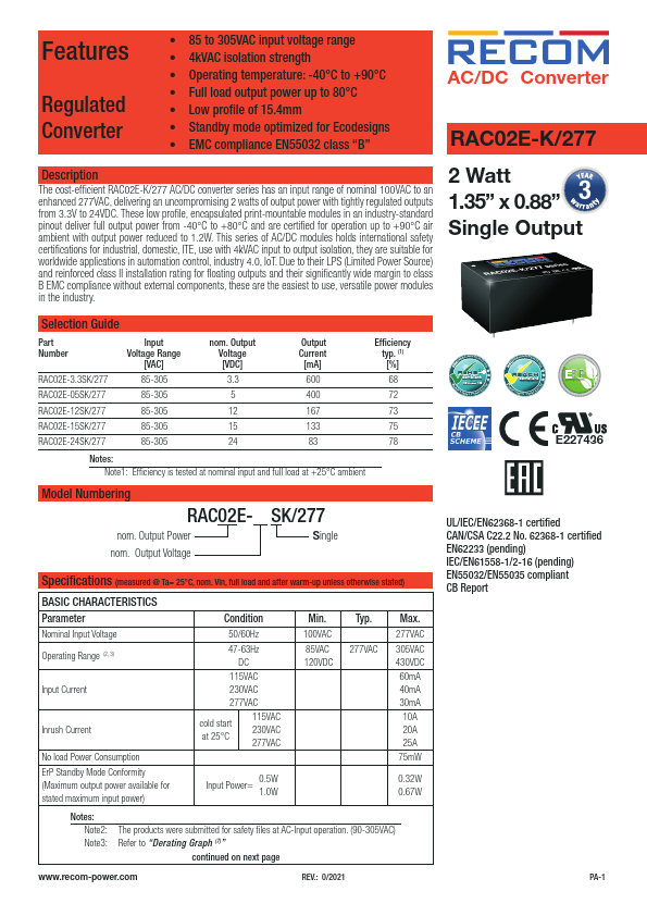 RAC02E-05SK-277