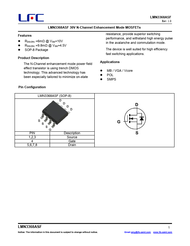 LMN3368ASF Datasheet Preview