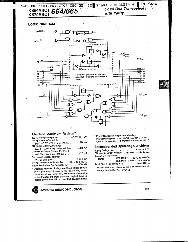 KS74AHCT664