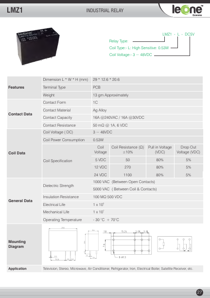 LMZ1-L-DC12V