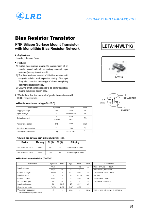 LDTA144WLT3G