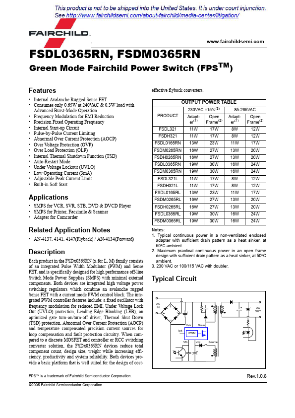 FSDM0365RN