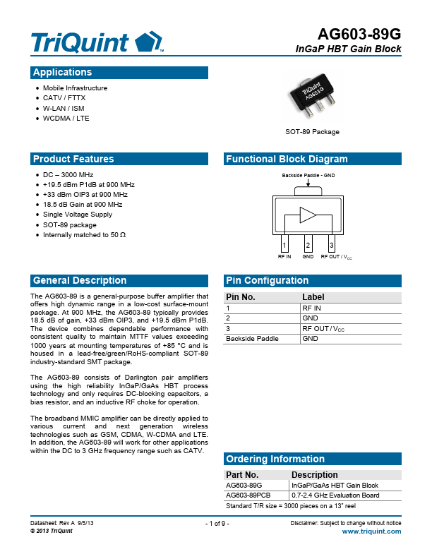 AG603-89G