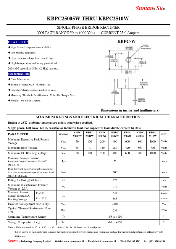 KBPC2504W