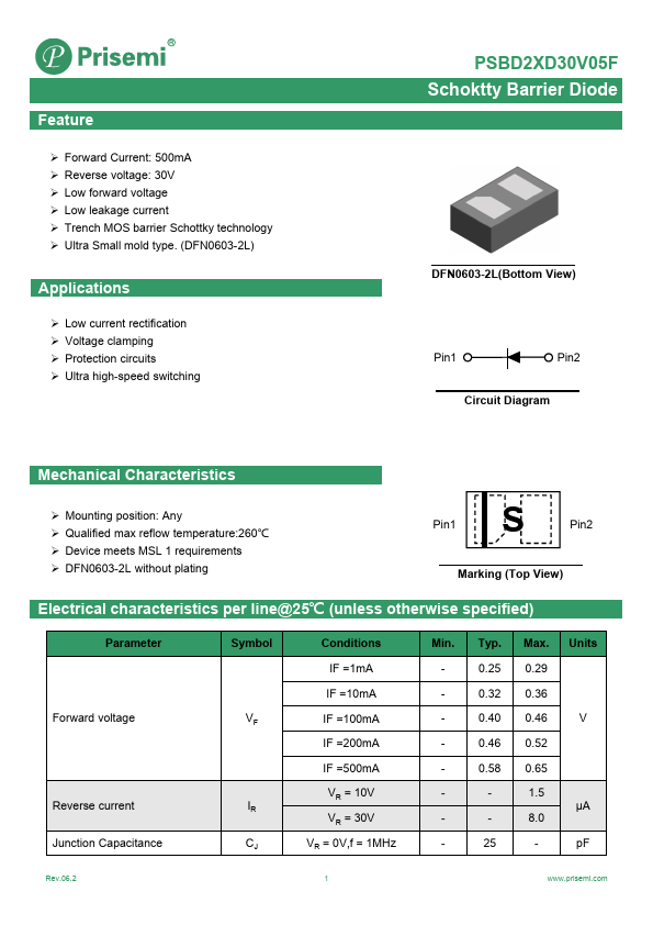 PSBD2XD30V05F Datasheet Preview