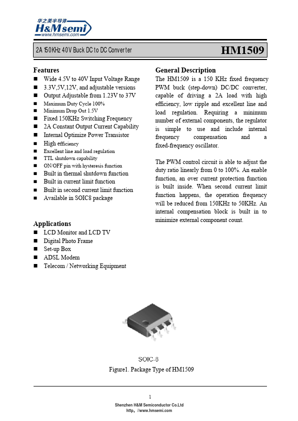 HM1509 Datasheet Preview