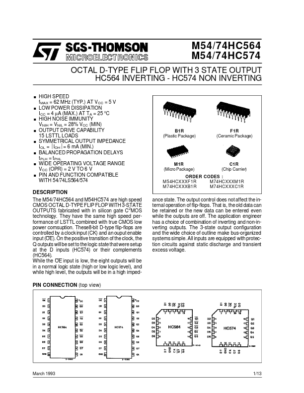 M54HC564