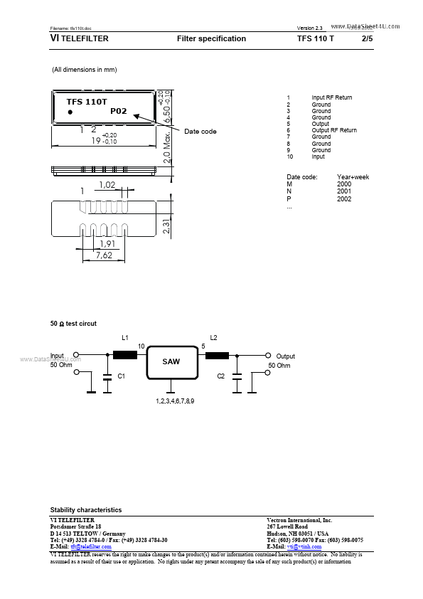 TFS110T