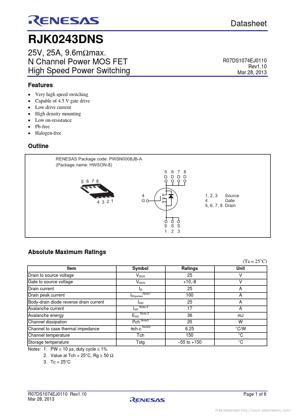 RJK0243DNS