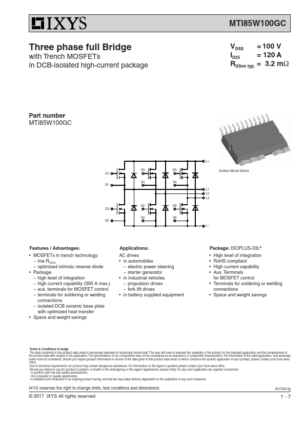 MTI85W100GC