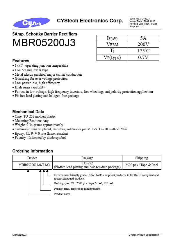MBR05200J3