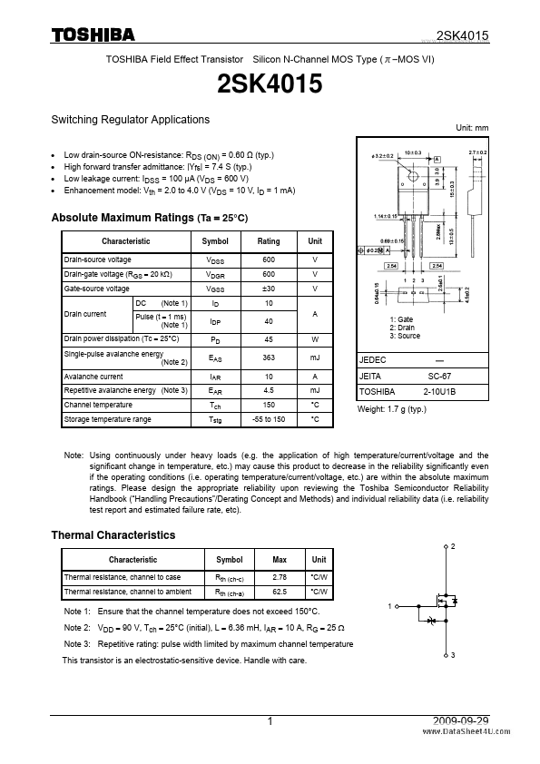 2SK4015