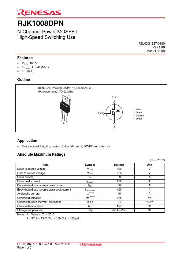 RJK1008DPN