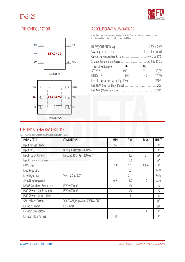 ETA3425