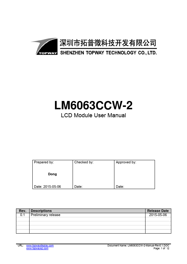 LM6063CCW-2