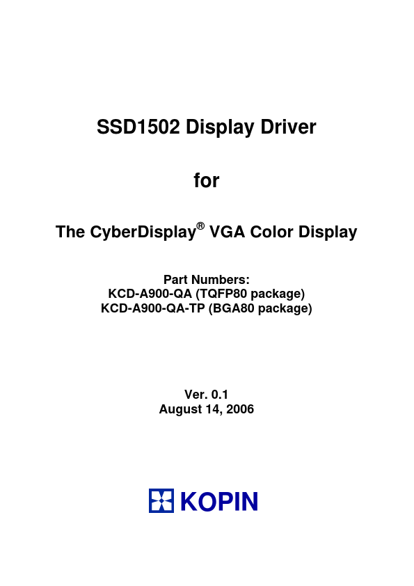 SSD1502