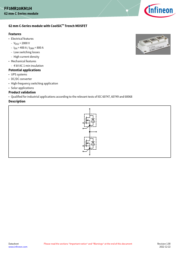 FF3MR20KM1H Datasheet Preview