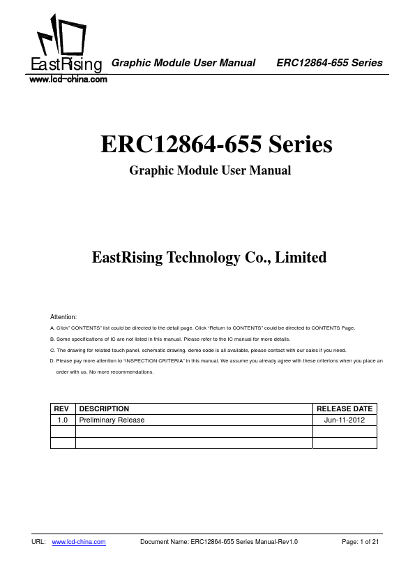 ERC12864DNRF-655