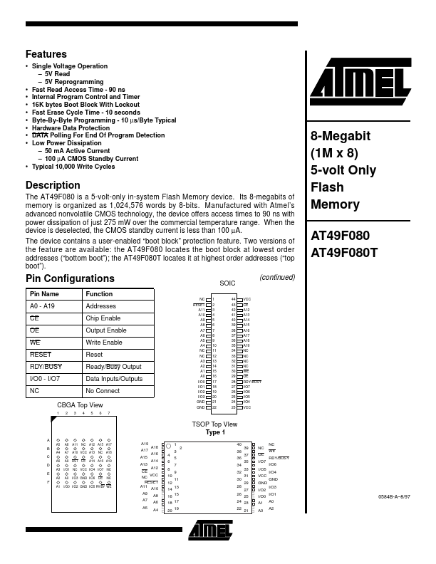 AT49F080T