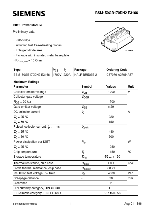 BSM150GB170DN2E3166