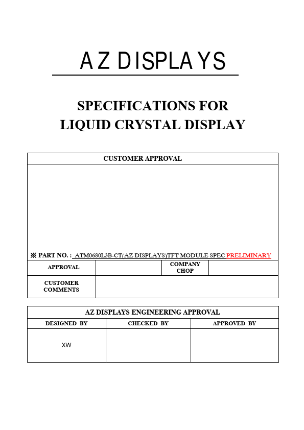 ATM0680L3B-CT Datasheet Preview