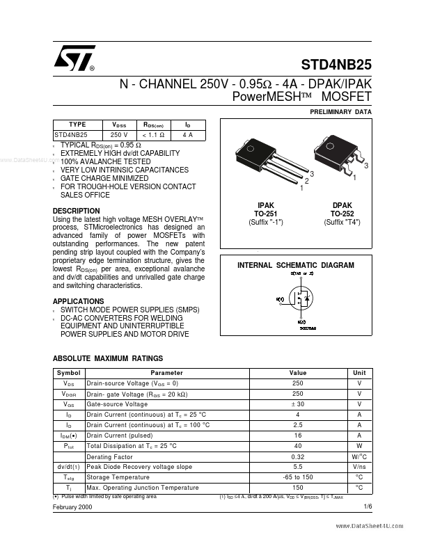 STD4NB25