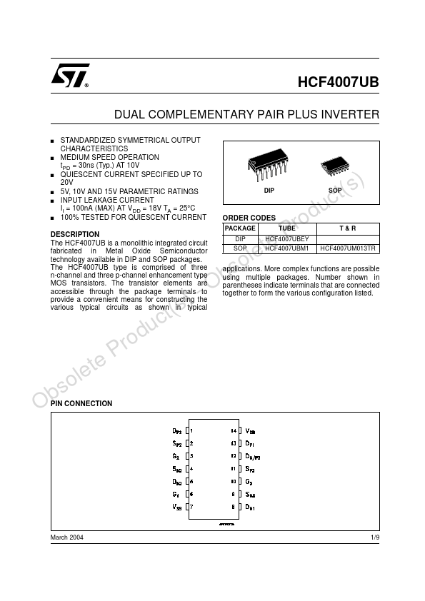 HCF4007UB