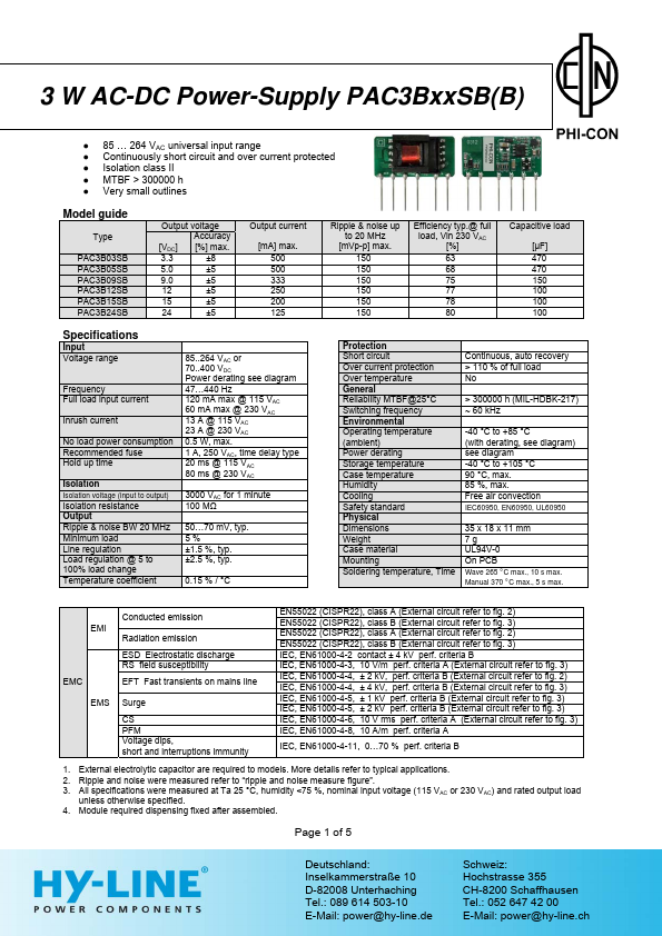 PAC3B05SB