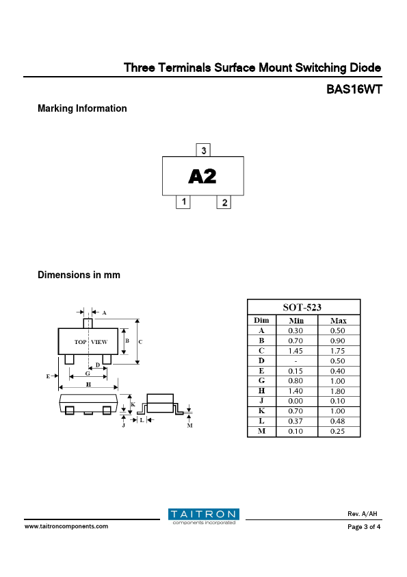 BAS16WT