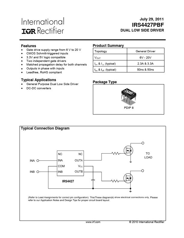 IRS4427PBF