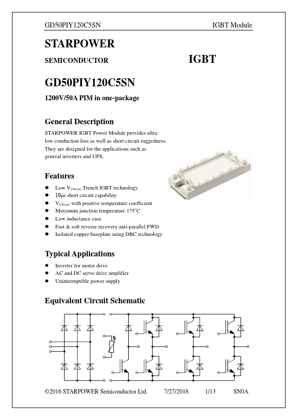 GD50PIY120C5SN Datasheet Preview