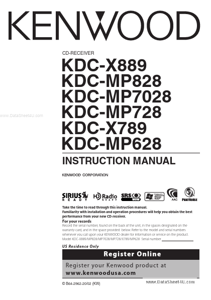 KDC-X889