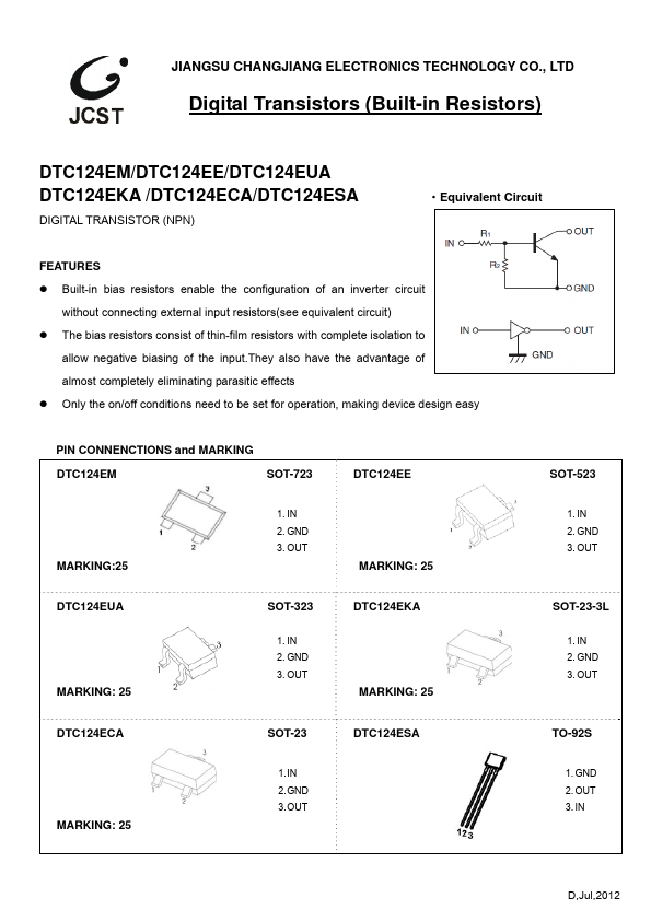 DTC124EUA