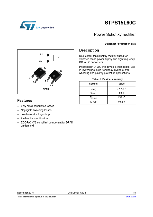 STPS15L60CB