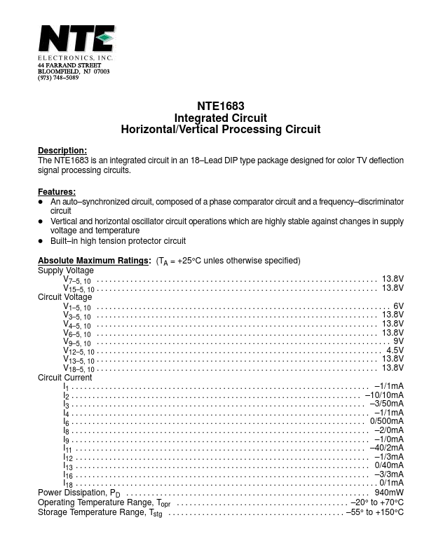 NTE1683