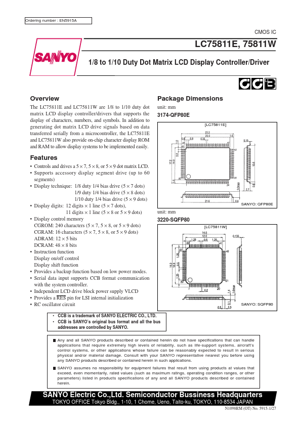 LC75811E