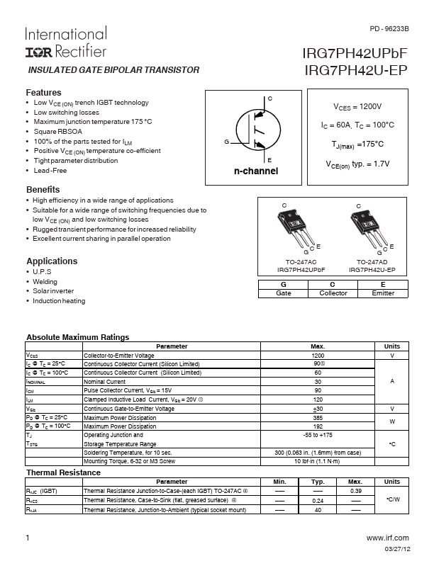 IRG7PH42UPBF