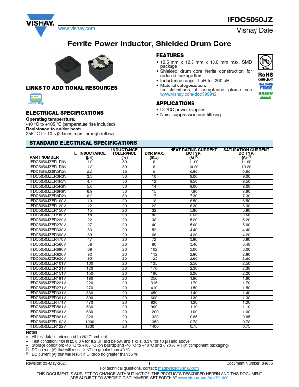 IFDC5050JZ Datasheet Preview