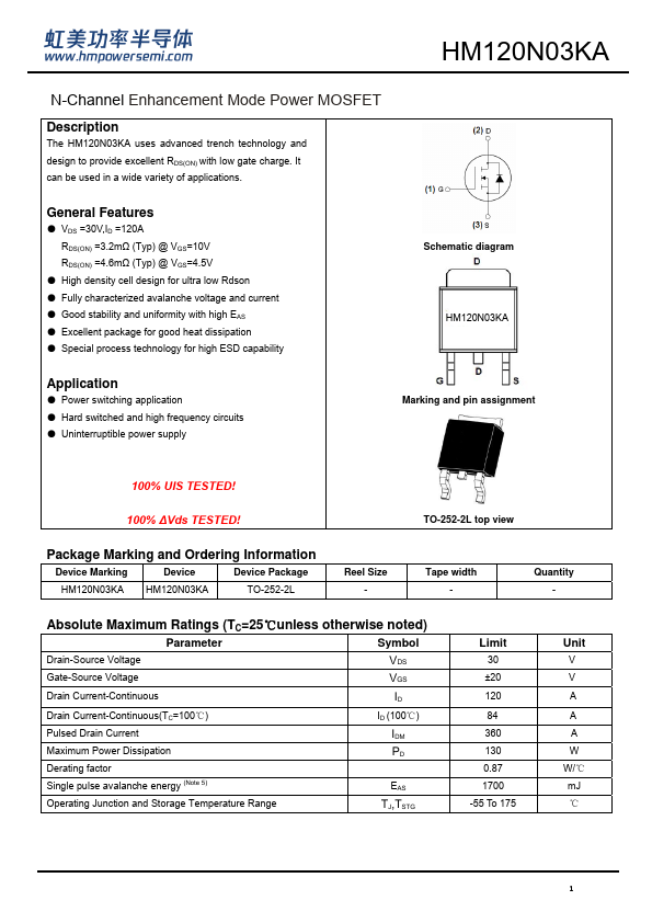  Datasheet Preview Page 1