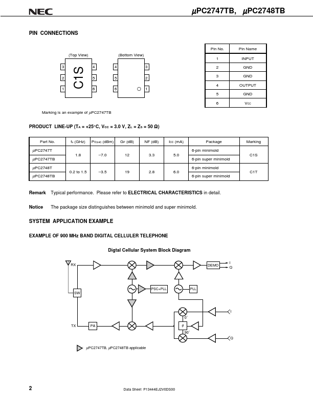 UPC2747TB