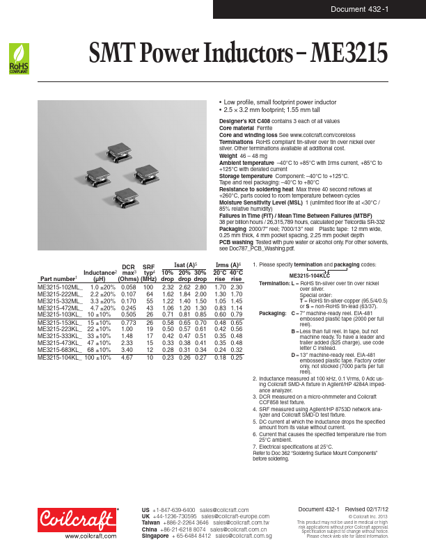 ME3215-104KLB