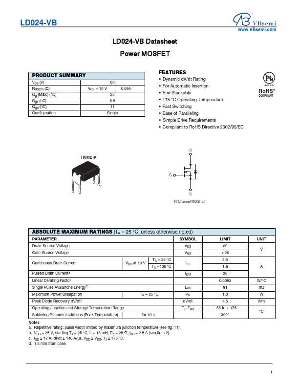 LD024 Datasheet Preview