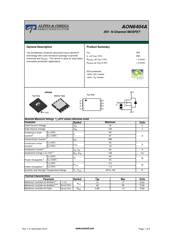 AON6404A