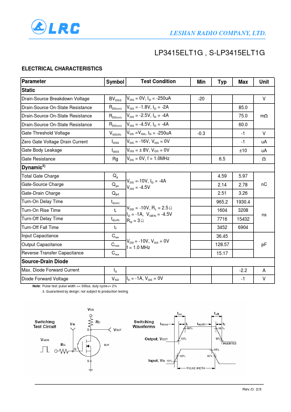 S-LP3415ELT1G